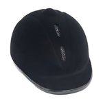 HKM New Flock Unisex Riding Helmet, Black Glitter L 58-61 cm