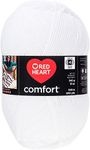 Red Heart E707D.5000 Comfort Yarn, Shimmer White