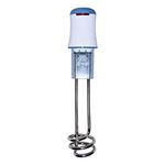 Havells Plastic Hb10 1000 watts Immersion Heater|Isi Mark Heavy Duty 3 Pin Moulded Plug,Touch Protection Cover|Waterproof,Heating Indicator,Nickel Plating,Warranty: 2 Year Comprehensive|(White Blue)