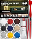 Coconix Fabric and Carpet Repair Kit - Repairer of Your Car Seat, Couch, Furniture, Upholstery or Jacket - Fixes Cigarette Burn Holes, Tear or Rips. Super Easy Instructions to Match Any Color, Pattern