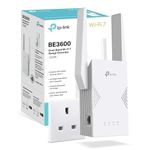 TP-Link RE225BE BE3600 WiFi Extender Booster,WiFi 7 Dual Band WiFi Booster with Ethernet Port,WiFi Extender with MLO/4K-QAM/Roaming,EasyMesh Internet Booster,APP control,Plug and Play