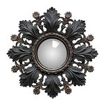 CHEHOMA - Enchanting convex mirror with leaves and flowers - Elegant craftsmanship for stylish interiors