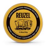 Reuzel and Liquid Death Severed Head Clay Pomade, Strong All Day Hold, Water Soluble, No Shine and Non-Greasy Formula, Easy To Wash Out, For All Hairstyles, 3.38 oz