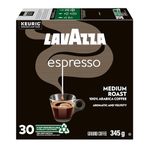 Lavazza Espresso Medium Roast K-Cup Coffee Pods, 30 Count For Keurig Coffee Makers