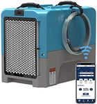 ALORAIR LGR Industrial Commercial Dehumidifier Auto Shut Off with Pump, 5 Years Warranty, Compact, APP Control, cETL Listed, up to 180 PPD (Saturation), for Garages, and Flood Restoration, Blue