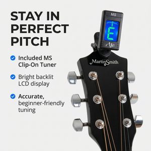 Martin Smith Acoustic Guitar Kit – Beginner Set with Accessories