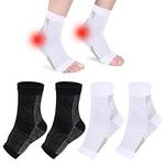 halit Neuropathy Socks,2 Pairs Ankle Support Socks，Ankle Support For Sprained Ankle，Functional Socks For Neuropathy For Neuropathy Pain Ligament Damage Sprained Ankle Weak