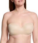 Victoria's Secret Body by Victoria Lightly Lined Strapless T Shirt Bra, Bras for Women, Marzipan, 34B
