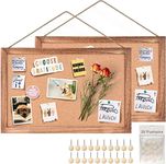 Emfogo 2-Pack Cork Board for Wall w
