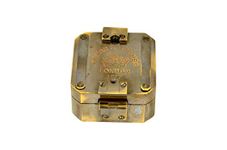 Kelvin & Hughes Natural Sine Compass Brass Mining Compasses, Brass Pocket Compass Outdoor Navigation Tools