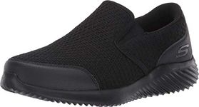 Skechers mens BOUNDER-VERTVILLE BLACK Running Shoe - 8 UK (52507)