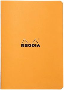 Rhodia Cahier Notebook, Orange, 1 (CR-119188), 6 x 8 1/4, Lined Paper