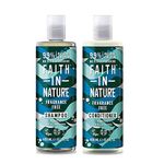 Faith in Nature Natural Fragrance Free Shampoo & Conditioner Set, Sensitive Vegan & Cruelty Free, Parabens and SLS Free, for All Hair Types, 2 x 400ml