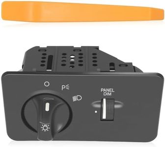 1S1833 Headlight Switch Replacement for F-ord F-250 F-350 Super Duty Truck F-450 F-550 Truck 1999-2000, F-650 F-750 Truck 2000-2005, F-800 Truck 1999, F81Z-11654-AA 88924369 SWA41651 SW5226