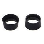 mdhsh 2pcs Soft Rubber Eyepiece Eye Shield 29-30mm Eye Guards Cups Eyepiece Covers For Binocular Microscope