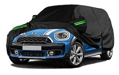 Car Cover Compatible with Mini Cooper Clubman/Countryman 2002-2024,6-Layers 210T Windproof All Weather Waterproof UV Sun Protection Snow Dust Storm Resistant with Straps Outdoor Covers