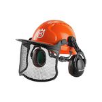 Husqvarna 592752601 Forest Helmet Functional Forest Helmet with Slip Ratchet Orange/Gray