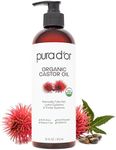 PURA D'OR 16 Oz Organic Castor Oil 
