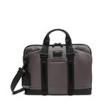 TUMI Men's Lightweight Briefcase, Charcoal, One Size