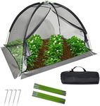 Kapler Pond Netting 5x7FT Pond Covers for Outdoor Ponds HeavyDuty Pond Cover Protective Net Tent for Fish Shade Leaves Garden Net Dome with Zipper and Stakes Pond Covering Nylon Mesh for Pool Backyard