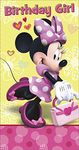 Disney Minnie Mouse Birthday Girl Birthday Greeting Card Disney Character Cards 624660