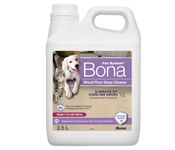 Bona Pet Wood Floor Deep Cleaner Refill Can (2.5 Litre) (88 oz) Cleaning Pet Paw Marks, Urine Stains, Dirt, Neutralizes Smell from the Wooden Surfaces | Dogs, Cats, Puppies| Non Stick Daily Use Liquid