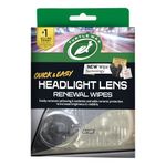 Turtle Wax Car Headlight Restoration Wipes, Removes Oxidation & Yellowing, Restores Clarity, Ceramic Acrylic UV Protection, Easy No-Tool Headlight Cleaner