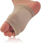 Dr. Frederick's Original Arch Support Sleeve Set - 2 Pieces - Soft Gel Sleeves for Flat Foot Pain - Arch Support - Plantar Fasciitis Pain Relief - W6-10 | M4.5-8