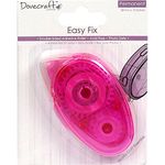 Dovecraft Glues & Adhesives-Adhesive Permanent Easy Fix Roller, Pink, 15 x 10 x 3 cm