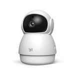 YI Security Camera Dome Guard 2K, 2.4GHz WiFi Indoor Camera, PTZ 360° Pet Camera IP Camera Dog Camera, Night Vision, Motion Detection, Real-Time Alert, Two-Way Audio, Cloud & SD Card, Work with Alexa