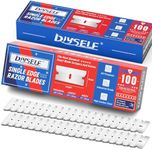 DIYSELF Single Edge Razor Blades, 200 Pcs Blades, Razor Blades Refiils for Razor Scraper, Utility Knife, Heavy Duty One Edge Razor Blades, High Carbon Steel Razor Blades for Removing Decals, Stickers