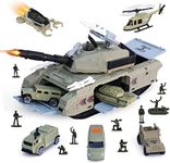 Military Building Tank Toy with Min