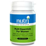 Nutri Advanced - Multi Essentials for Women Multivitamin with Iron - Vegetarian and Vegan - 30 Tablets