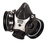 MSA Safety 808071 Comfo Classic Soft Feel Silicone Half-Mask Facepiece Respirator, Medium, Black