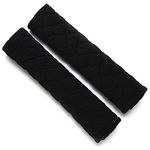 2 Pack Universal Car Seat Belt Pads, Car Seat Neck Cover, Adult Seat Belt Shoulder Strap Covers Harness Pad Shoulder Strap Protectors, Harness Covers Neck Pad Protector(Black)