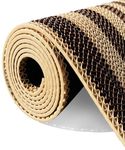 CURSHEET HOMZ Jali Doormat, Beige, 2x3 ft, Anti-Skid, Waterproof, Non-Slip, Reversible, Lightweight, High Pile, Needle Punched, Ideal for Home, Kitchen, Bathroom, Outdoor, Office