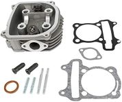 Glixal ATGT-021 GY6 125cc 150cc to 155cc 58.5mm Performance Cylinder Head Assy with Valves Set for 152QMI 157QMJ Chinese Scooter Moped ATV Go Kart Engine (None EGR Type)