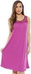 Just Love 1541B-Purple-1X Nightgown/Women Sleepwear/Sleep Dress,Bright Purple,1X Plus