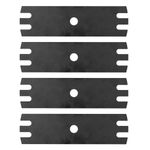 LEFITPA 4 Pack Replacement 781-0080-0637 Edger Blade for MTD 250-586-013 250586 for Yard Machines 256-587-700 Yard Machines 256-587-700 for Troy-Bilt 25B-554E011 25A-553F063 Lawn Mower Models