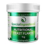 Nutritional Yeast Flakes 1kg Premium Quality Vegan Friendly Non GMO, Gluten Free – Recyclable Container