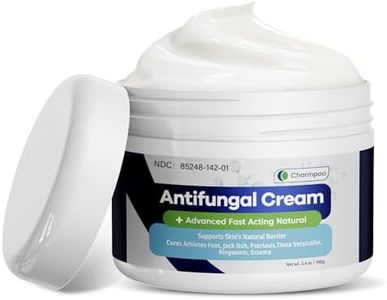 Charmpoo Antifungal Cream for Jock Itch: Anti Fungal Cream for Itchy Skin Relief Extra Strength - Ringworm Treatment for Humans - Athletes Foot Treatment for Feet 3.4 oz, 100g, White