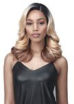 BOBBI BOSS Medium Curly Wigs 13X5 HD Lace Front Wigs for women - MLF673 MELONY, Medium Curly Wigs with Natural Baby Hair, High Heat Resistant wigs (TT1B/2763)