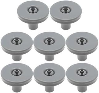 8 pcs Dishwasher Basket Wheels Dishlex Lower Rack Rollers