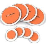 The Super Furniture Sliders (Genuine Original Orange Discs by DIY Doctor) - Moving Heavy Furniture Has Never Been Easier! 8 Piece Value Pack.