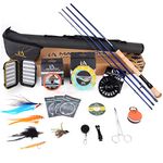 Maxcatch Saltwater Fly Rod and Reel Combo Full Kit 9FT Fishing Complete Outfit (Predator Rod Combo, 9' 10wt)