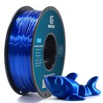 GEEETECH PLA 3D Printer Filament, 1.75mm Silk Royal Blue, 1Kg(2.2lbs) Spool, 1.75mm Dimension Accuracy +/- 0.03mm, 3D Printing Filament