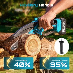 SEESII 8-Inch Cordless Chainsaw – Portable Electric Saw