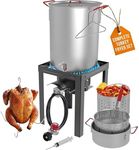 GasOne 30QT Turkey Fryer and 10QT F