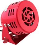 Vixen Horns Loud 110dB Electric Motor Driven Horn/Alarm/Siren (Air Raid) Small/Compact Red 12V VXS-9050C