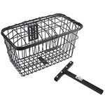 Large Rear Basket, Basket for Mobility Scooters Powerchairs, Heavy Duty Design Accessory with Mounting Hardware for Mobility Scooters and Power Chairs, 9.7x10.6x7.9in